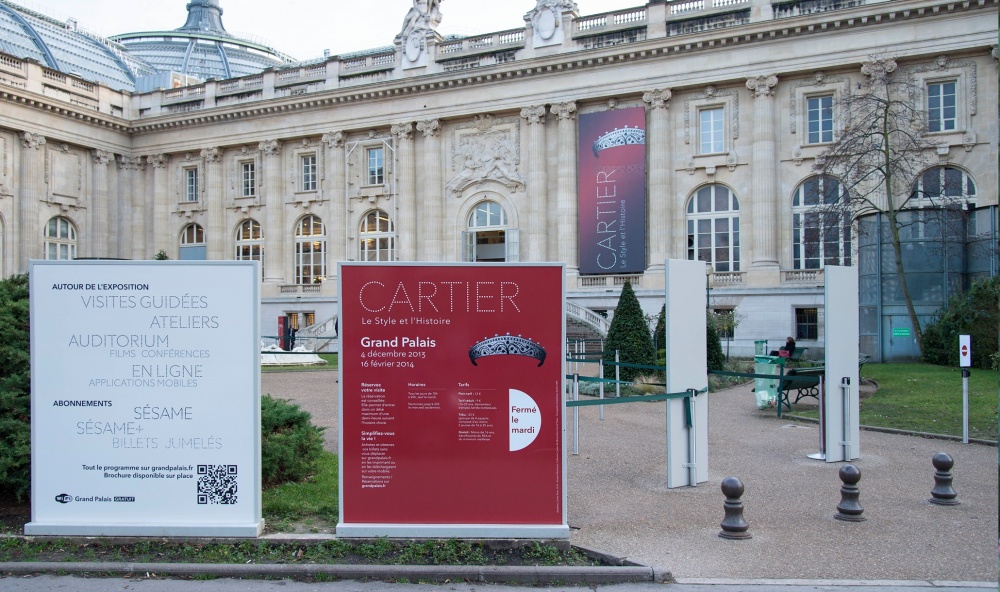 SIGNALÉTIQUE EXPOSITION CARTIER